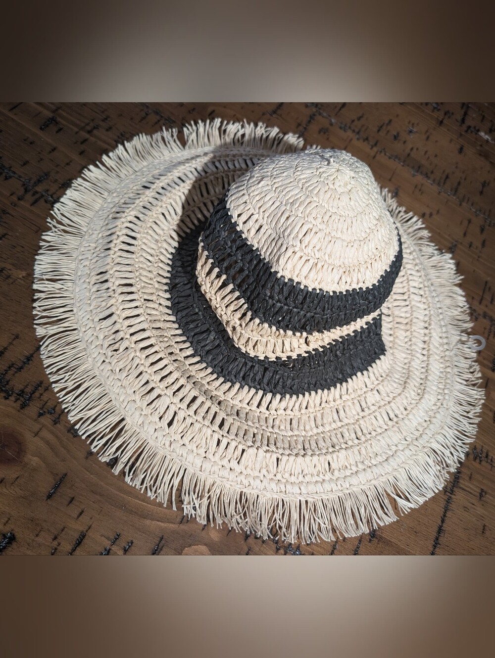 NWT- Express Raffia Sun Hat - Picture 2 of 6